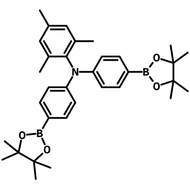 2,4,6-Trimethyl-N,N-bis(4-(4,4,5,5-tetramethyl-1,3,2-dioxaborolan-2-yl)phenyl)aniline CAS 1282616-14-1