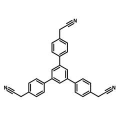 2,2'-(5'-(4-(Cyanomethyl)phenyl)-[1,1':3',1''-terphenyl]-4,4''-diyl)diacetonitrile CAS 2311888-44-3