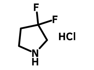 3,3-Difluoropyrrolidine hydrochloride chemical structure