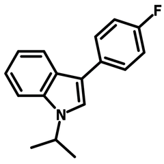 3-(4-Fluorophenyl)-1-isopropylindole CAS 93957-49-4
