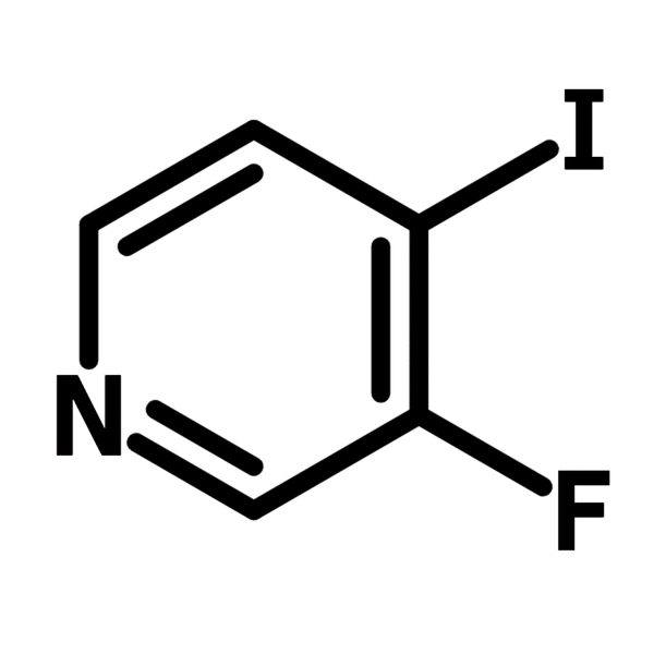 3-Fluoro-4-iodopyridine chemical structure, CAS 22282-75-3