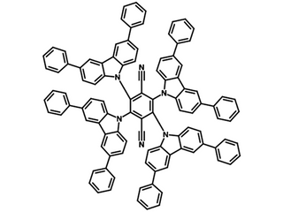 Chemical structure of 4CzTPN-Ph