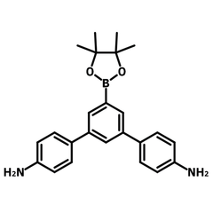 5'-(4,4,5,5-Tetramethyl-1,3,2-dioxaborolan-2-yl)-[1,1':3',1''-terphenyl]-4,4''-diamine CAS 2754262-59-2