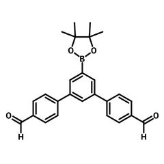 5'-(4,4,5,5-Tetramethyl-1,3,2-dioxaborolan-2-yl)-[1,1':3',1''-terphenyl]-4,4''-dicarbaldehyde CAS 1033752-94-1