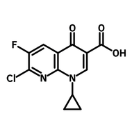 7-Chloro-1-cyclopropyl-6-fluoro-1,4-dihydro-4-oxo-1,8-naphthyridine-3-carboxylic acid CAS 100361-18-0