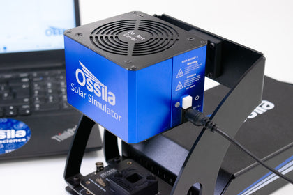 Automated Ossila Solar Cell Testing Kit set up