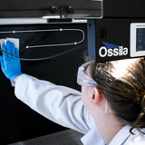 Cleaning back panel of laminar flow hood