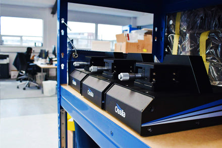 Ossila Four-Point Probe Systems on a shelf