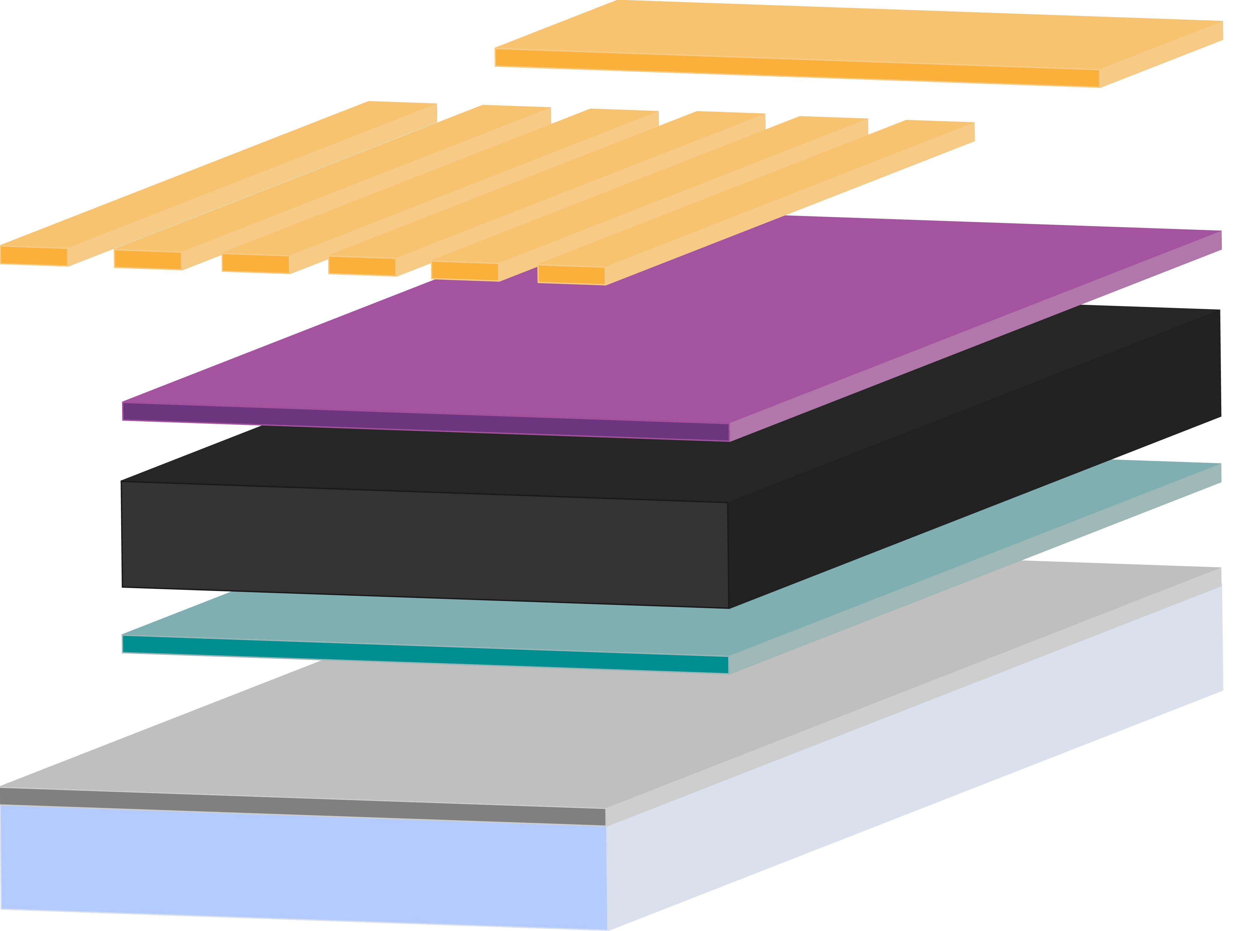 perovskite solar cell layers