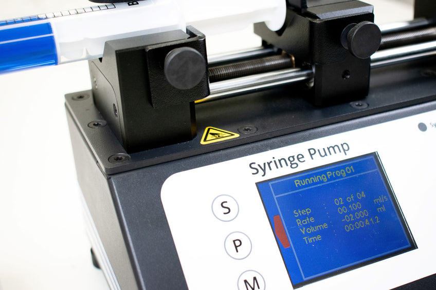 Syringe pumps can be easily programmable