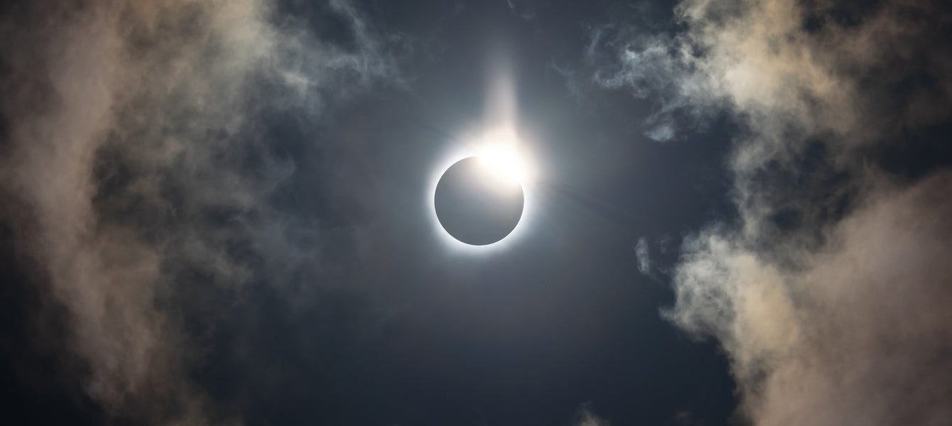 Solar eclipse blocking solar energy
