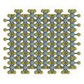 Zirconium trisulfide crystals by size