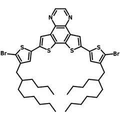 6,9-bis(5-bromo-4-(2-butyloctyl)thiophen-2-yl)dithieno[3,2-f:2',3'-h]quinoxaline CAS 2754291-36-4