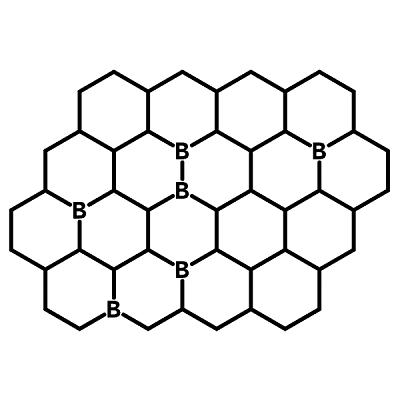 B doped graphene oxide