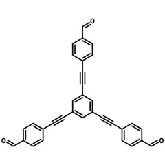 4,4',4''-(Benzene-1,3,5-triyltris(ethyne-2,1-diyl))tribenzaldehyde CAS 2289758-98-9