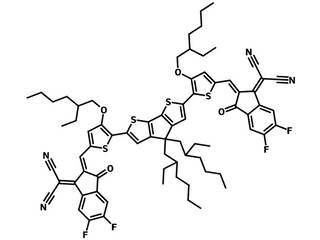 Chemical structure of COTIC-4F