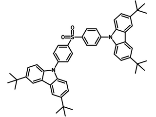 Chemical structure of Cz-PS