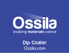 Ossila Dip Coater bootup screen