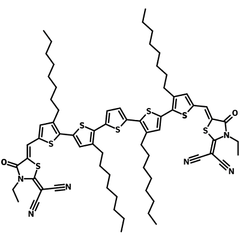 DRCN5T Chemical structure, CAS# 1674394-69-4