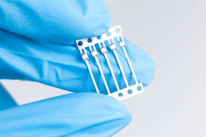 Electrical Connection Legs for ITO Glass Substrates