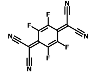 Chemical structure of F4TCNQ