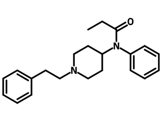 Fentanyl chemical structure