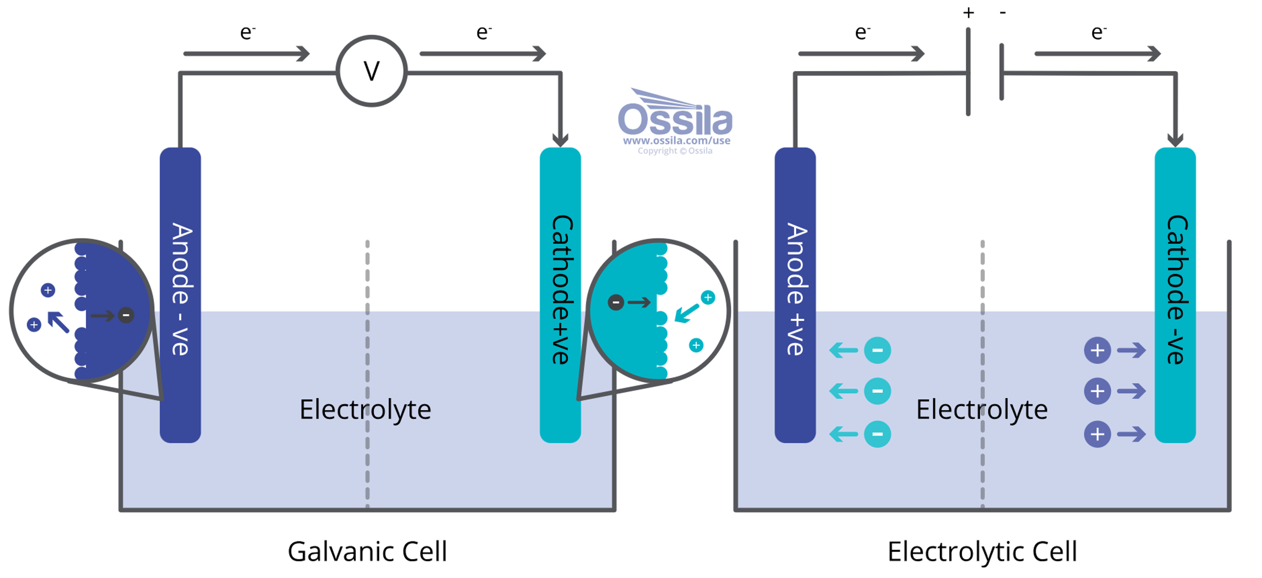 Galvanic Cell Labeled Galvanic Cells Chemistry Steps