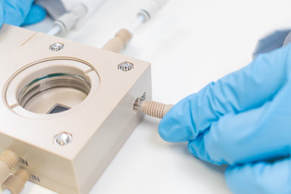 In-situ Raman Electrochemical Cell Gas Diffusion