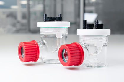 Glass Photoelectrochemical Cell