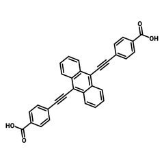 4,4'-(Anthracene-9,10-diylbis(ethyne-2,1-diyl))dibenzoic acid CAS 1562777-29-0