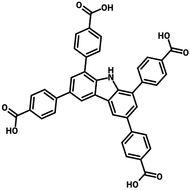 4,4',4'',4'''-(9H-Carbazole-1,3,6,8-tetrayl)tetrabenzoic acid CAS 2097131-99-0