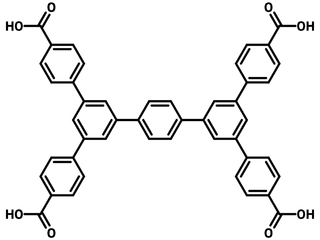 3,3′′,5,5′′-tetrakis(4-carboxyphenyl)-p-terphenyl chemical structure