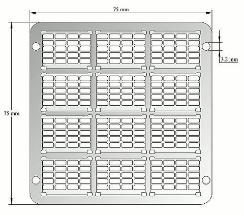 High density substrate holder