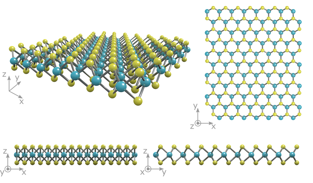 crystal structure of monolayer MoS2