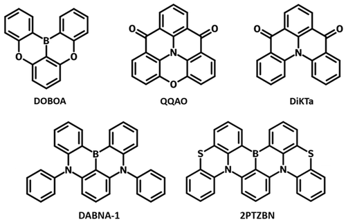 Core MR-TADF Structures