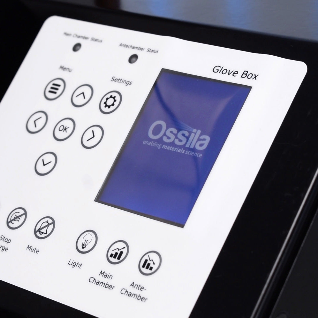 Glove box control panel menu