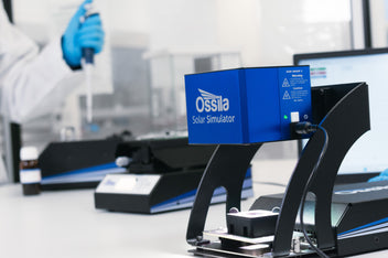 Lab set up with products from Ossila