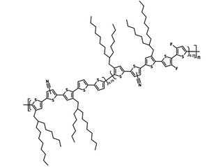 Chemical structure of P5TCN-F25