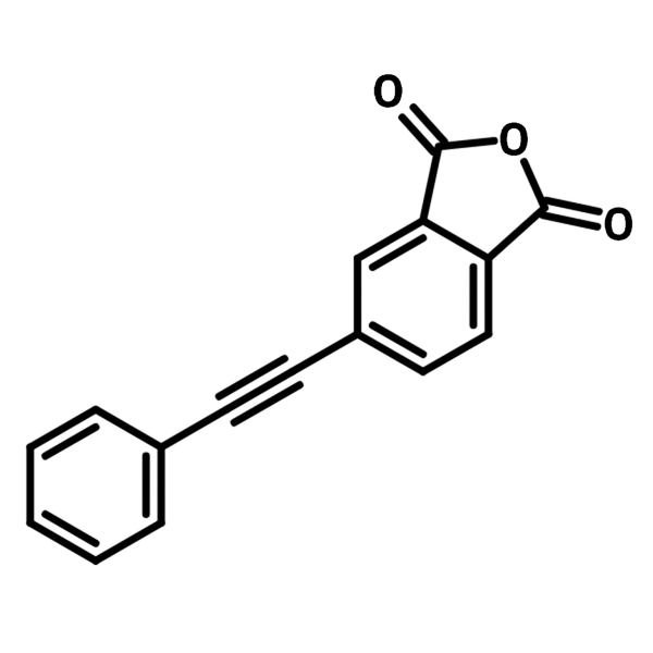4-Phenylethynylphthalic anhydride (PEPA) chemical structure, CAS 119389-05-8