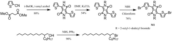 DPP-DTT synthesis procedure to achieve M1