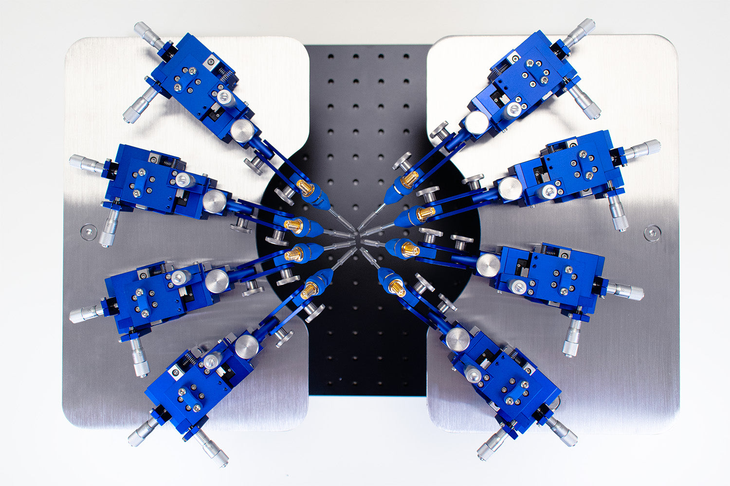 Semiconductor devices can be tested using probe stations
