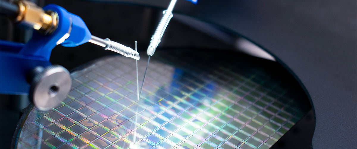 DC probe station for silicon wafer testing
