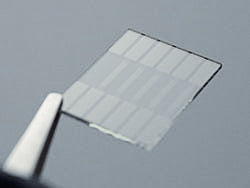 ITO face of substrate