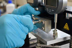 Attach the slot-die head to the system via the two gantry threaded holes.