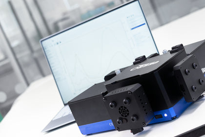 Full spectrofluorometer setup
