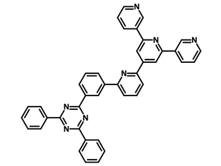 Chemical structure of T3PyTRZ