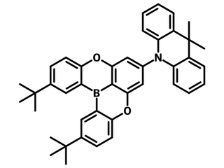 Chemical structure of TDBA-Ac