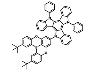 Chemical structure of TDBA-DI