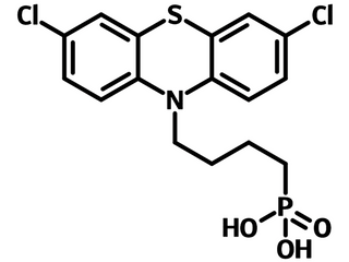 Chemical structure of TDPA-Cl