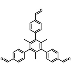 5'-(4-Formylphenyl)-2',4',6'-trimethyl-[1,1':3',1''-terphenyl]-4,4''-dicarbaldehyde CAS 2195343-70-3